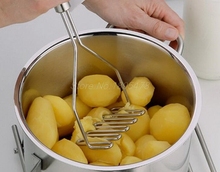 50PCS new Stainless Multifunction Potato Ricer Egg Masher Mould Vegetable Fruit Crusher Kitchen Tool Hot 2024 - buy cheap