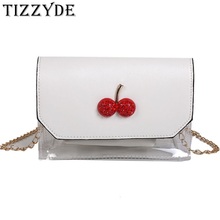 Sac Transparent Femme Jelly Bag 2019 Women Messenger Bags New Fashion Clear Purse Chain Women's Versatile Shoulder Bag LW345 2024 - buy cheap