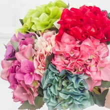 Flores de hortensia de seda de alta calidad, Flores de peonía Artificiales, decoración de boda, habitación, hortensias, Flores Artificiales, 11 unidades por lote 2024 - compra barato