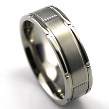 7MM Mens Pure Titanium Wedding Band Ring Unisex Anniversary Party Jewelry Accessories Comfort Fit TI008RM 2024 - buy cheap