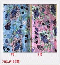 2018new 75D printing chiffon fabric flowers pattern for clothing fabrics and scarf YH-167 2024 - buy cheap