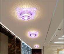 Colorpai 3W warm white  New Modern Crystal LED Ceiling Light Fixture Lighting 2024 - buy cheap