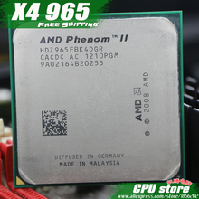 Процессор AMD Phenom II X4 965 CPU четырехъядерный (3,4 ГГц/6 м/125 Вт) Socket AM3 AM2 + 938 pin (Рабочая 100% бесплатная доставка) распродажа 955 2024 - купить недорого