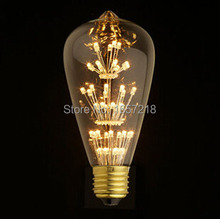 Antique Retro Vintage Edison Light Bulb E27 Incandescent Light Bulbs ST64  Squirrel-cage Filament Bulb Edison Lamp Home Decor 2024 - buy cheap