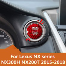 For Lexus NX series NX300H NX200T 2015-2018 START Engine Button Replace Cover STOP Key Accessories Switch Decoration Universal 2024 - buy cheap