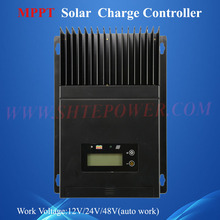 Nuevo controlador de carga solar MPPT automático de 60A, 12V, 24V, 48V 2024 - compra barato