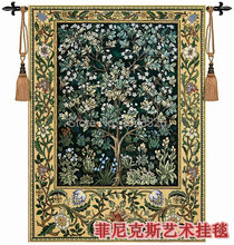 Tapiz colgante de pared con imagen de paisaje de William morris, decoración de árbol de la vida, 138x104cm, PT-58, regalo de boda 2024 - compra barato