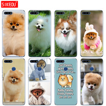 Silicone Cover Phone Case For Huawei Honor 7A PRO 7C Y5 Y6 Y7 Y9 2017 2018 Prime cute dogs perro pomeranian puppy 2024 - buy cheap