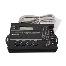 Led time controller DC12-24V 20A 5 Channel output computer programmable .TC420 Assemble with USB cable and CD-ROM free shipping 2024 - buy cheap