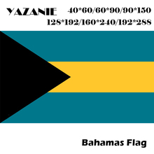 Yazanie 40*60 cm/60*90 cm/90*150 cm/120*180 cm bahamas poliéster bahamas bandeiras e banners imprimir bandeira personalizada algodão bandeira ao ar livre 2024 - compre barato