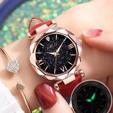 Luxury Women Watches Magnetic Starry Sky Female Clock Quartz Wristwatch Fashion Women Star Sky Round Dial Wristwatch Gift 2024 - buy cheap