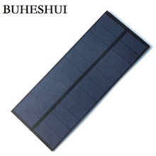 Buheshui 2.2w 5.5v painéis solares para animais de estimação policristalinos pequenos para bateria 3.6v carregador de célula solar diy 188*78.5mm 100 peças por atacado 2024 - compre barato