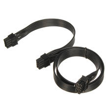 60cm GPU Power Extension Cable Cord 18AWG 8 Pin Male to Dual 8Pin(6+2) Male PCI-E Video Graphics Card Power Cable 2024 - buy cheap