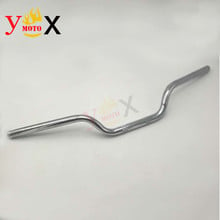 22MM 7/8" Motorcycle Chrome Euro Drag Handlebar Handle Bar For Honda GS750 Suzuki RM400 Z450 GSXR QUADSPORT VINSON LTA EIGER LTZ 2024 - buy cheap