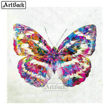 New 5D DIY Diamond Painting Color Butterfly Picture 3d Diamond Embroidery Mosaic Home Decoration Painting 2024 - buy cheap