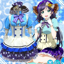 Disfraz de princesa Lolita de Anime japonés, uniforme de sirvienta de caramelo, Tojo, Nozomi/ Umi/ Eli/ Hanayo/Nico 2024 - compra barato