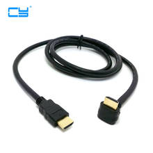 1.5m 5ft 90 Degree Down right Angled type HDMI Male to HDMI Male Cable Black support 1.4 & 3D & ethernet 2024 - buy cheap