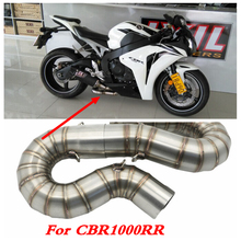 Motorcycle Exhaust Muffler Middle Link Pipe For Honda CBR1000RR CBR 1000RR 2008 2009 2010 2011 2012 to 2016 Slip-on 2024 - buy cheap