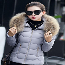 Winter College Wind Female Jacket Fashion Coat Women Parkas Warm Hooded  Down Cotton Outdoor Sport Black S-XXL Fake Fur Collar 2024 - buy cheap