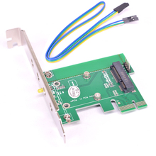 PCI-e para Adaptador mini PCIe placa de rede sem fio Wlan Área de trabalho Suporte Bluetooth wi-fi Cartão PC Card placa Riser 2024 - compre barato