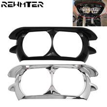 Motorcycle Dual Headlight Fairing Trim Ring Cover Black/Chrome For Harley Touring Road Glide FLTRX  2015-2021 Road Glide Special 2024 - buy cheap