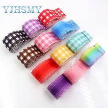YJHSMY I-19403-850,10yards,hot sale 30mm hollow Flowers solid Grosgrain Ribbons,DIY handmade materials,Clothing accessories 2024 - buy cheap