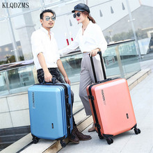 KLQDZMS 20/22/24/26inch PC Suitcase Rolling Luggage Business Travel Suitcase Carry on Spinner Wheel  lock women men 2024 - buy cheap