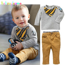 2PCS/0-5Years/Spring Autumn Baby Suit Toddler Boys Clothes Set Casual Fashion Long Sleeve T-shirt+Pants Children Clothing BC1237 2024 - buy cheap