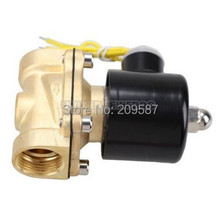 Válvula solenoide elétrica 110v ca 3/4 "válvula de água ar n/c 3/4" 2w-20020