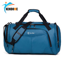 Bolso de deporte profesional Oxford impermeable para hombre y mujer, bolsa de hombro para entrenamiento, Fitness, yoga, equipaje, color azul 2024 - compra barato