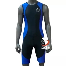 JOB Mens one piece swimwear competitive swimming  triathlon suit men competition swimsuit knee boys Tri swim suit 2024 - buy cheap