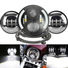 for motorcycl Parts 7 Inch Motorcycle LED Headlight Mounting Bracket 4-1/2" Fog Lights for motorcycles Front Lights Driving Lamp 2024 - buy cheap