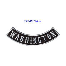 Revestimento do balancim de washington para o remendo traseiro completo do bordado 350mm largo/remendo do saco do bordado da fita/bordado 2024 - compre barato