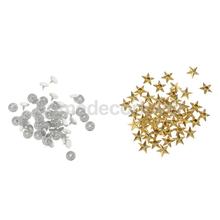 50 Set DIY Star Rivets Snap Studs Alloy Decorative Spots for Leathercraft Garment DIY Accessory Spikes Gold 2024 - buy cheap