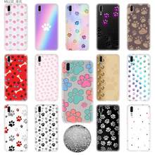 Cute Dog Paw Print TPU Soft Phone Case For Huawei P50 P40 P30 P20 Pro Lite p30lite p50lite P samrt Z 2020 2019 Cover 2024 - buy cheap