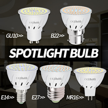 GU10 Led 220V Bulb E27 Led Lamp E14 Spot Light for Home 4W 6W 8W B22 Lampada 2835 MR16 Spotlight GU5.3 Energy Saving Corn Bulbs 2024 - buy cheap