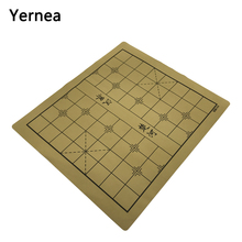 Yernea высокое качество китайская шахматная доска традиционная доска для китайских шахмат игровой набор мягкая замша кожа одна сторона шахматная доска 2024 - купить недорого