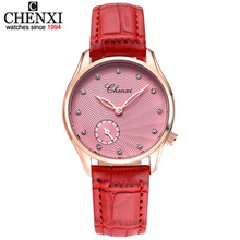 Fashion Simple Design Women Quartz-Watches CHENXI Brand Luxury Clock For Ladies Leather Strap Quartz Wrist Watches Female Watch 2024 - buy cheap