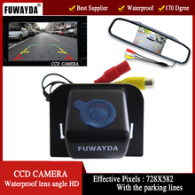 FUWAYDA Color CCD Car Rear View Camera for 2012 Toyota Prius ,with 4.3 Inch Rear view Mirror Monitor 2024 - buy cheap