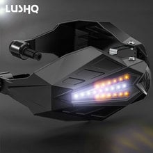 LED Motorcycle Handguards Motocross Hand guard for honda nc750x suzuki rmz 450 ktm 450 exc suzuki bandit 1250 yamaha drag star 2024 - buy cheap