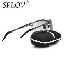 2017 Brand New Designer Photochromic Sunglasses Men Fashion Polarized Aluminum Magnesium Discoloration Driving Sun glasses Male 2024 - buy cheap