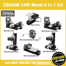 Mini torno de Metal 6 en 1 Z6000M, 24W,20000rpm, 6 en 1, Mini torno de Metal 2024 - compra barato