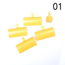 Yellow DC Micro Motor Small LED Lights Vertical Axis Wind Turbines Generator Blades 2024 - buy cheap