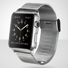 Milanese Loop Stainless Steel Band for Apple Watch Series 1/2/3/4 42mm 38mm Bracelet Strap for Iwatch Series 4 40mm 44mm 2024 - buy cheap