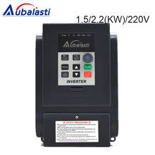 Inverter 1.5KW 2.2KW 220V Frequency Converter 1500W 2200W  3HP 220V 8A 12A AT4 3P 380v utput 400 Hz use for CNC machine 2024 - buy cheap