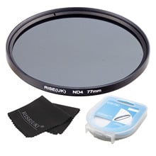 RISE(UK) 77mm Neutral Density ND4 Filter FOR ALL Camera lens+case +gift 2024 - buy cheap