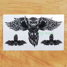 Водостойкая Временная тату-наклейка, летящая сова, тату-наклейки флэш-тату, искусственные татуировки для девочек, женщин, мужчин 2023 - купить недорого