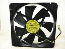 Wholesale: D14BH-12 12V 0.70A  (GP) 140*140*25mm 14cm 4 pin power supply fan 2024 - buy cheap