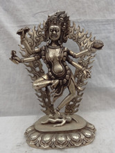 Xd 002064 13 "budismo chinês vajra joss bronze 4 braços vajrapani estátua de buda 2024 - compre barato