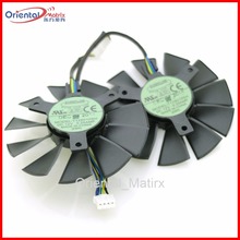T128010SH 12V 0.25A 75mm 39*39*39mm VGA Fan 4Pin For ASUS STRIX GTX750TI GTX960 Graphics Card Cooling Fan 2024 - buy cheap